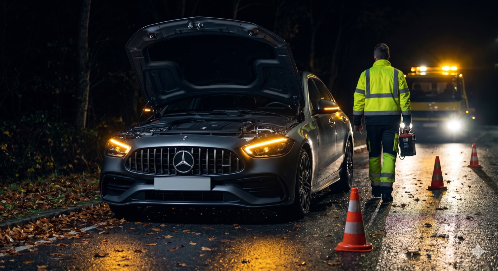 Assistance d'une voiture immobilisée